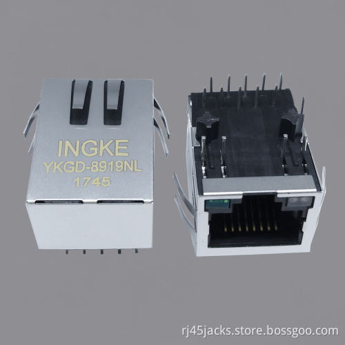 SI-61031-F 10/100/1000 Base-T RJ45 Ethernet Connectors